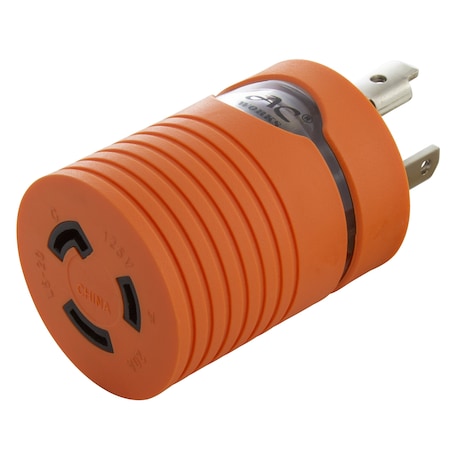 Ac Works Plug Adapter, L5-20, L5-30P, 0 ft., Orange ADL530L520